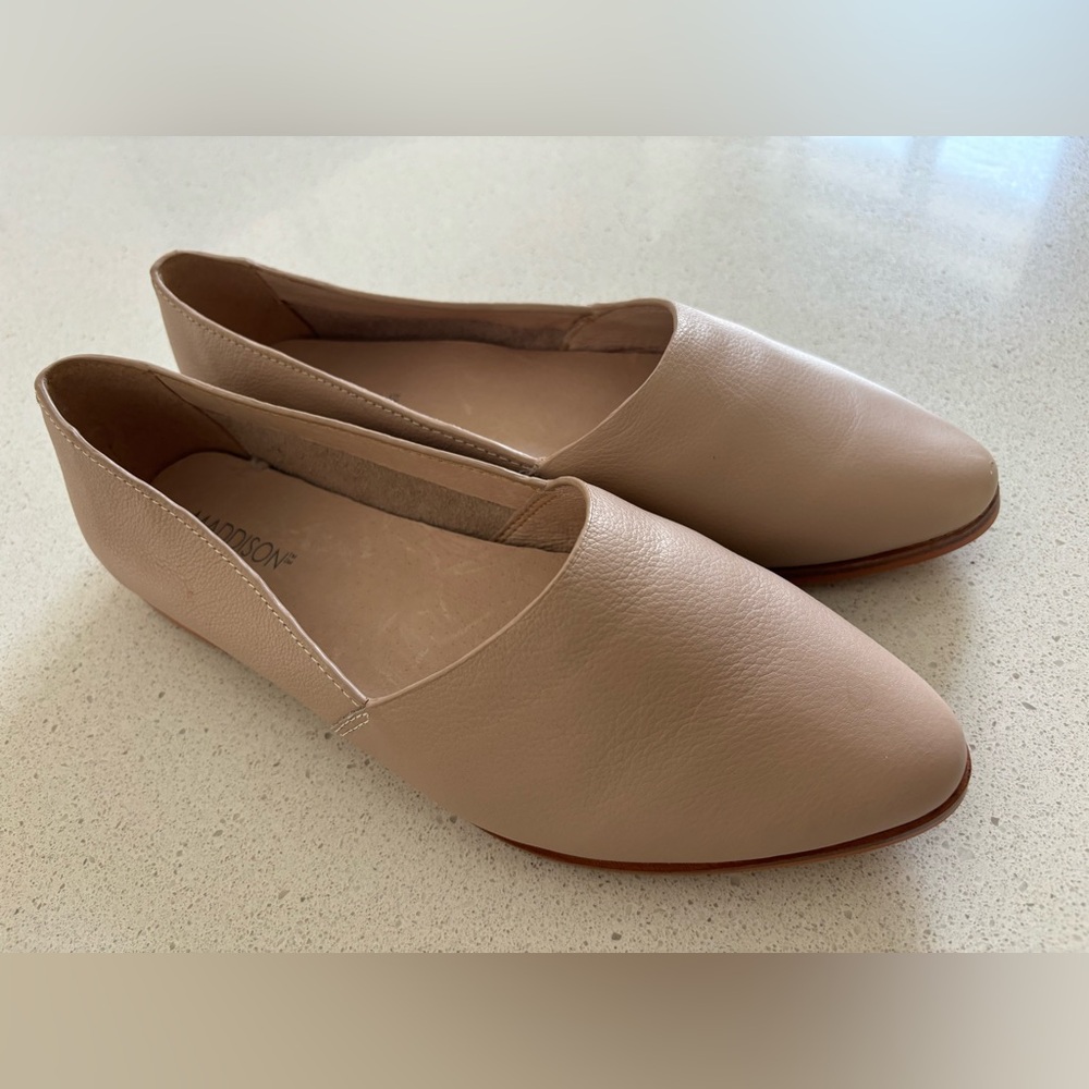 Maddison leather flats